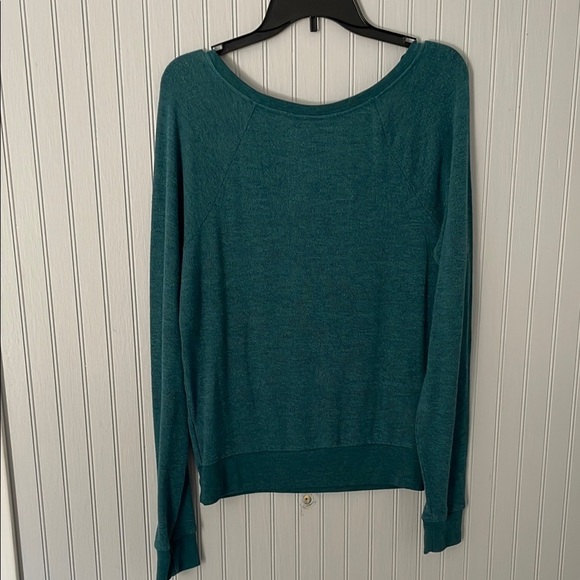 Victoria's Secret PINK Teal Graphic Sweatshirt | Size Small - Picture 4 of 10